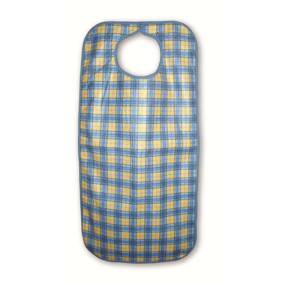 MIP Snap Closure Bib - Yellow Check - 45cm x 90cm
