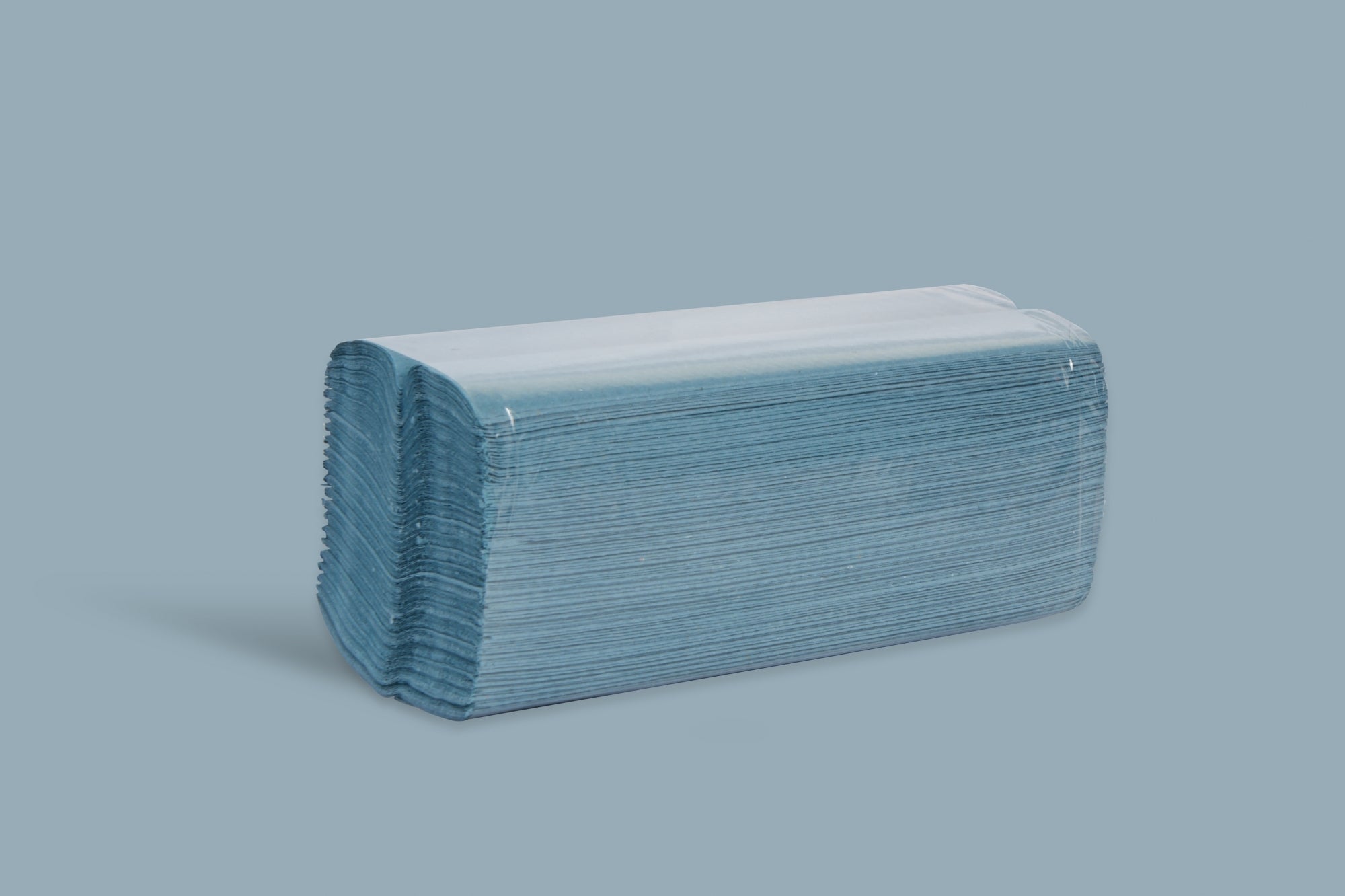 Esfina C-Fold Hand Towels - Blue 1 Ply - Pack of 15 Sleeves (2850 Towels)